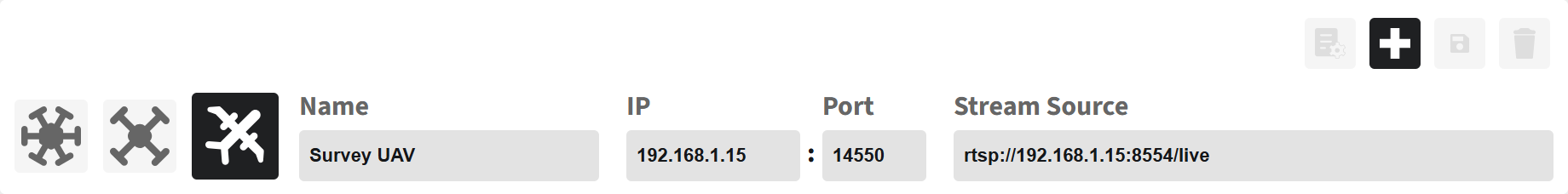Fill the new asset fields